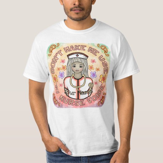 Verpleegster Stem T-shirt (Voorkant)