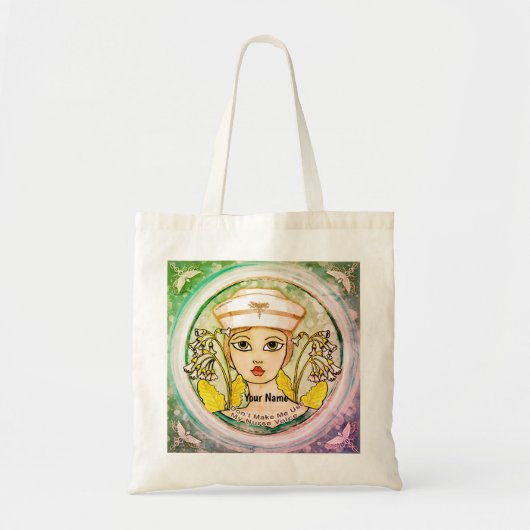 Verpleegster stem tote bag (Voorkant)
