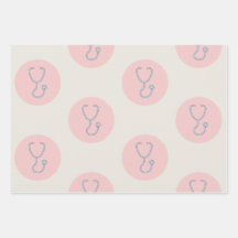 Verpleegster Stethoscoop Cadeaupapier