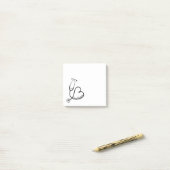 Verpleegster Stethoscoop Hart Cadeau Post-it® Notes (Op bureau)