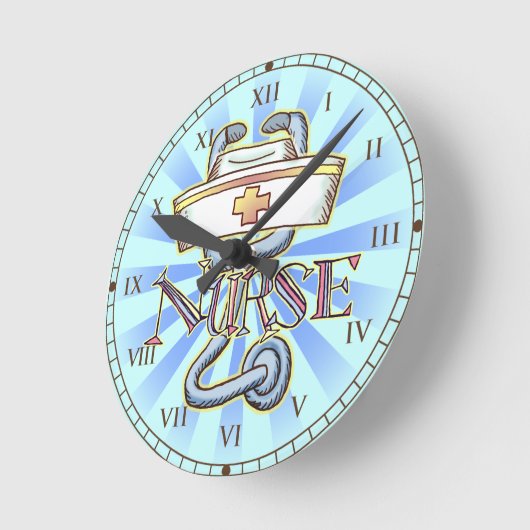 Verpleegster Stethoscoop Klok (Hoek)