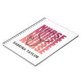 Verpleegster Stethoscoop RN Notitieboek (Linkerzijde)