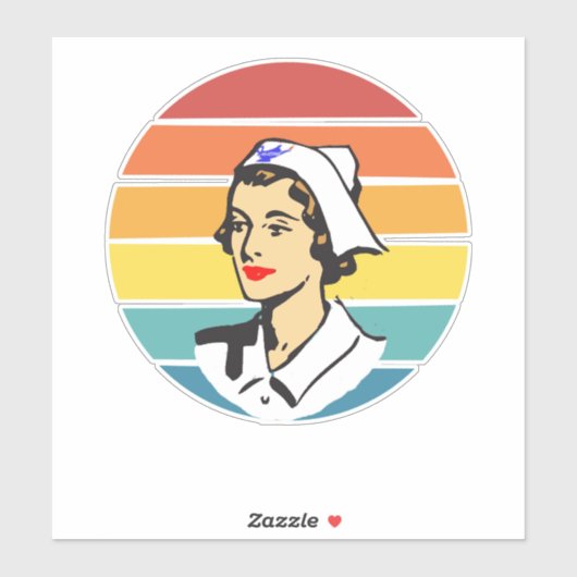 Verpleegster Sticker (Vel)