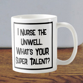 Verpleegster Super Talent. KoffieMok