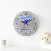 Verpleegster Superheld Humor Grote Klok (Huis)