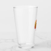 Verpleegster Taco Retro Vintage Gravure Ontwerp_1 Glas (Rechts)
