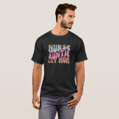 Verpleegster Tante Kat Moeder T-shirt (Voorkant volledig)