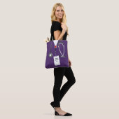 Verpleegster tas paars (Op model)
