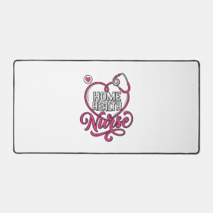 Verpleegster thuis roze stethoscoop shirt ontwerp_ bureaumat