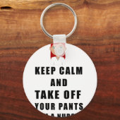 verpleegster, trek je broek uit sleutelhanger (Voorkant)