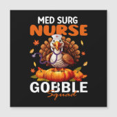 Verpleegster Turkije Matching MED SURG Gobble Squa (Voorkant)