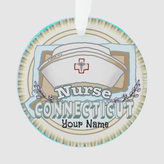 Verpleegster uit Connecticut Ornament (voorkant)