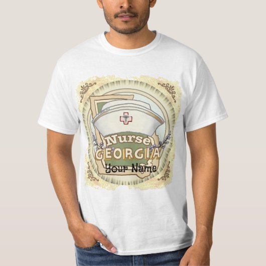 Verpleegster uit Georgia T-shirt (Voorkant)