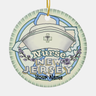 verpleegster uit New Jersey Keramisch Ornament