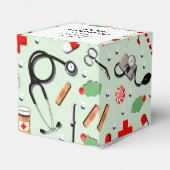 Verpleegster Vakantie Favoriet Box Bedankdoosjes (Achterkant)