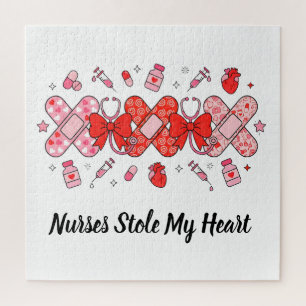 Verpleegster Valentijn XOXO Verband Stethoscoop Me Legpuzzel