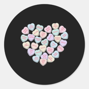 Verpleegster Valentijnsdag Bedside Med Chirurgie R Ronde Sticker