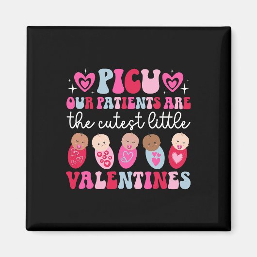 Verpleegster valentijnsdag verpleegster verpleging magneet (Voorkant)