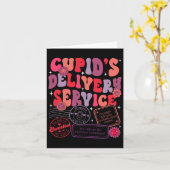 Verpleegster Valentine Cupid's Delivery Service Be Kaart (Gele Bloem)