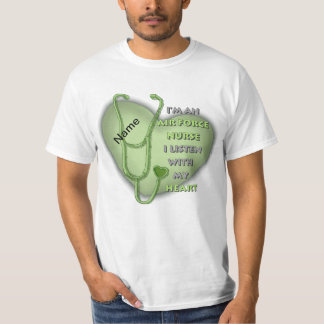 Verpleegster van de Groene Hart Luchtmacht T-shirt