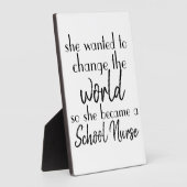 Verpleegster verandert de wereld; één student per  fotoplaat (Zijkant)