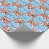 Verpleegster verjaardag cadeaupapier (Hoek)