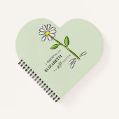 Verpleegster Verjaardag Religious Green Daisy Gepe Notitieboek (Voorkant)