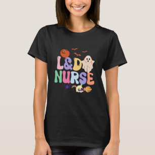 Verpleegster verloskunde Halloween T-shirt