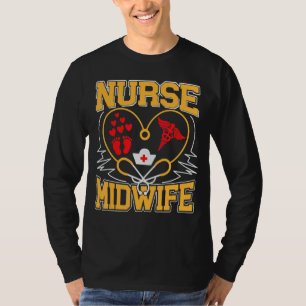 Verpleegster Verloskundige Leven Verpleegster Mam T-shirt