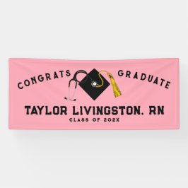 Verpleegster Verpleegkundige School Afstudeer Cong Spandoek