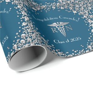 Verpleegster Verpleegkundige School Afstudeerfeest Cadeaupapier