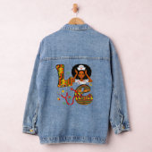 Verpleegster Verpleegster Zwart Meisje Magic Junet Denim Jacket (Hangar)