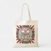 Verpleegster verstand tote bag (Achterkant)