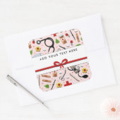 Verpleegster Vierkante Sticker (Envelop)