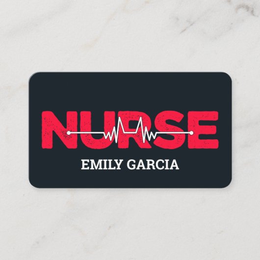 Verpleegster Visitekaartje (Voorkant)