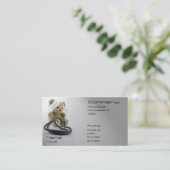 Verpleegster Visitekaartje (Staand voorkant)