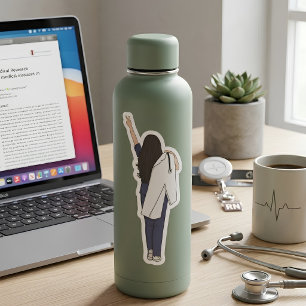 Verpleegster Vredesteken Gezondheidszorg Held Afst Sticker