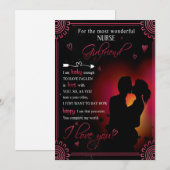 Verpleegster Vriendin Cadeau | Van Klein Vriend Va Feestdagenkaart (Voorkant / Achterkant)