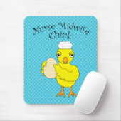 Verpleegster vroedvrouw chick muismat (Met muis)
