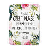 Verpleegster Waardering Dank u Gift Magneet (Verticaal)