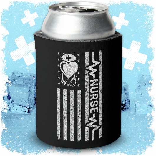 Verpleegster Waardering Hero Hart Leven Amerikaans Blikjeskoeler