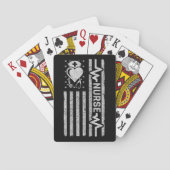 Verpleegster Waardering Hero Hart Leven Amerikaans Pokerkaarten (Achterkant)