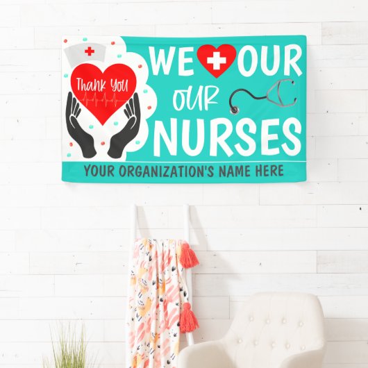 Verpleegster Waardering Week Dank u Banner (Insitu)