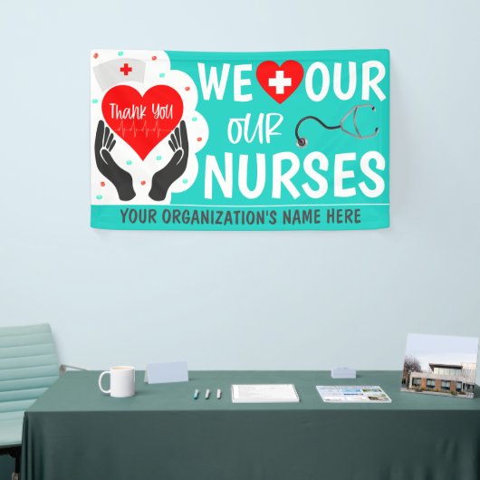 Verpleegster Waardering Week Dank u Banner (Beurs)