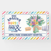 Verpleegster Waardering Week Dank u geweldige verp Spandoek (Horizontaal)