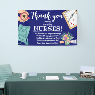 Verpleegster Waardering Week Dank u geweldige verp Spandoek