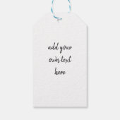 Verpleegster Waardering week personeel dank u Cade Cadeaulabel (Achterkant)