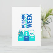 Verpleegster Week Kaart (Staand voorkant)