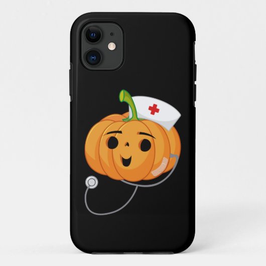 Verpleegster Week Pompoen Thanksgiving Oogst Hallo Case-Mate iPhone Case (Achterkant)