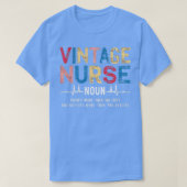 verpleegster weet meer dan ze zegt en merkt t-shirt (Design voorkant)